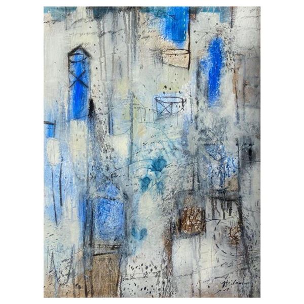 Abstract Study In Blue by Milan Original