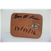 Image 2 : SAM G. ROSS BONE & WOOD SCULPTURE; SIGNED ON REVERSE (3 7/8" X 3")