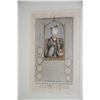 Image 2 : ILLUSTRATION, "SOLIMON/TENTH EMPORER OF THE TURKS IN THE YEAR 1520 (FRAMED 12 1/4" X 15 1/4")