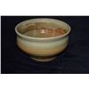 Image 2 : CARVED GOURD SCULPTURE; SIGNED (3" X 3 1/2") & CERAMIC BOWL; UNSIGNED (4 1/4" H X 7 1/2 D) (2 PCS)