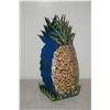 Image 1 : BERNIE MORIAZ METAL & ACRYLIC PINEAPPLE SCULPTURE; SIGNED (14" X 5.5")