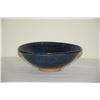 Image 1 : CERAMIC BOWL; UNSIGNED (9" D)