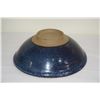 Image 2 : CERAMIC BOWL; UNSIGNED (9" D)