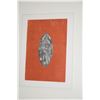 Image 1 : LONNY TOMONO A/P WOODBLOCK MONOPRINT, "UNTITLED"; SIGNED (FRAMED 22" X 30")