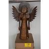 Image 1 : CARVED WOOD ANGEL (23 3/4")