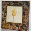 Image 1 : ALAN LEITNER MIXED MEDIA, "ARTICHOKE"; SIGNED ON REVERSE (UNFRAMED 19 3/4" X 20")