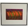 Image 1 : DAVE DEVENOT WATER BASED PASTEL, "FIREWEEDS"; SIGNED (FRAMED 20.5" X 16.5")