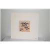 Image 1 : YOO SOO KIM COLOR PRINT, "PETROGLYPHS"; SIGNED (UNFRAMED  11" X 10 1/2")