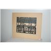 Image 1 : O'ROURKE SCREEN PRINT, "MCFARLAND HALL"; SIGNED 110/200 (FROM ROGER-MARX COLLECTION) (MATTED 13" X 1