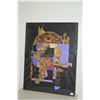 Image 1 : MARLENE ALT MIXED MEDIA/COLLAGE, "DREAMING THE UNIVERSE"; SIGNED (UNFRAMED 14 3/4 X 14")