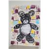 Image 1 : BERNIE MORIAZ ACRYLIC/WATERCOLOR, "TEDDY BEAR"; SIGNED (UNFRAMED 18" X 24")