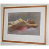 Image 1 : SNOWDEN HODGES PASTEL, "RECLINING FEMALE NUDE"; UNSIGNED (FRAMED 24" X 19")