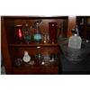 Image 1 : MIXED LOT: ASSORTED PITCHERS, PUNCH BOWL, BOTTLE, SPRITZER, INHALER, ETC. (13 PCS)