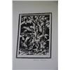 Image 2 : DODIE WARREN ETCHINGS; "BANANA TREES"; SIGNED (UNFRAMED 7 1/2" X 10 1/2") (3 PCS)