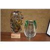 Image 1 : MURANO ART GLASS VASES (8" & 9.25") (2 PCS)