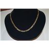 Image 1 : 14K FIGARO CHAIN NECKLACE (36.2 GRAMS)