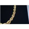 Image 2 : 18K TWO-TONE HEAVY ROPE CHAIN NECKLACE (29.1 GRAMS)