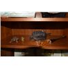 Image 1 : ARMADILLO, HORSE & TURTLE FIGURES & BAMBOO/FEATHER BRUSH (4 PCS)