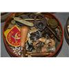 Image 2 : ASSORTED BUTTONS & JUNK DRAWER ITEMS (5 TINS)