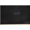 Image 2 : CLAY VELVET PAINTING, "JESUS"; SIGNED (FRAMED 24" X 28")