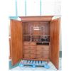 Image 8 : Tommy Bahama Louvered Slat Front Armoire (50" W x 26" D x 76" H without feet), Feet are 6" Tall