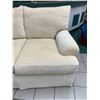 Image 8 : Patterned Oversized Chenille Sofa, Ivory, Includes Cushions