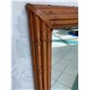 Image 2 : Large Rattan-Look Mirror, Composite Material 31.5" x 48"