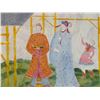 Image 8 : Large Framed Canvas Art, Reproduction, Coated Aluminum Frame 40" x 50"