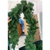 Image 2 : 2 Large Plastic Bins Filled with Holiday Garlands (size of bin shown in last photo)