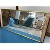 Image 1 : Framed Gold-Tone Mirror 70.5" x 36"