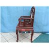 Image 14 : Pair of Chinese Emperor Chairs with Marble Inlay 27" x 19" x 44" H