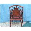 Image 15 : Pair of Chinese Emperor Chairs with Marble Inlay 27" x 19" x 44" H