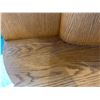 Image 8 : Curved Wooden Shelving Unit (middle shelf has crack)