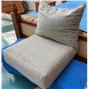 Image 1 : Matching Seat and Back Chair Cushions, Tan