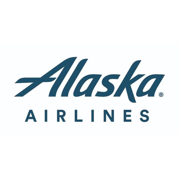 Qty 2 Roundtrip Alaska Airlines Travel Vouchers - Main Cabin