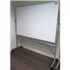 Image 1 : White Board in Aluminum Frame w/ Stand
