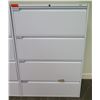 Image 1 : Uline Tall 4-Drawer Legal Lateral File Cabinet 36" x 18" x 54"H