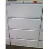 Image 1 : Uline Tall 4-Drawer Legal Lateral File Cabinet 36" x 18" x 54"H