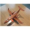 Image 2 : Wooden Model Airplane on Pedestal Base