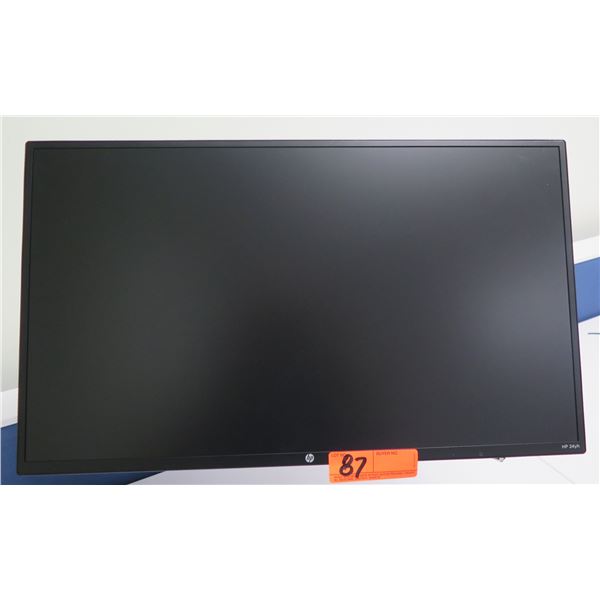 HP Flat Screen 24" LCD Display Computer Monitor (does not include brackets and mounting arm shown at