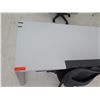 Image 2 : White Desk w/ 2 Drawers & Rolling Black Office Chair 72"x24"x29"H