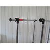 Image 2 : Qty 3 Adjustable Rolling Clothing Racks