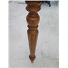 Image 8 : Wooden Table w/ 1 Drawer & Wood Upholstered Arm Chair 42"x24"x30"H