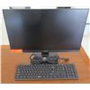 Image 1 : ASUS VA24E Monitor w/ Cords & Keyboard