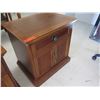 Image 2 : Wooden End Table w/ Drawer & 2 Door Cabinet 24"x18"x24"H