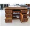 Image 2 : Wooden Cabinet w/ 7 Drawers & 1 Door Cabinet 58"x24"x32"H
