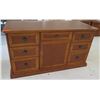 Image 1 : Wooden Cabinet w/ 7 Drawers & 1 Door Cabinet 58"x24"x32"H