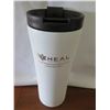 Image 2 : Box of 25 Coffee Tumblers 16oz Hot/Cold w "HEAL" Logo