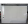 Image 2 : Uline White Board in Aluminum Frame w/ Rolling Stand