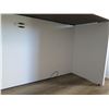 Image 8 : White Desk w/ 3 Drawers & Rolling Blue Office Chair 60"x24"x29"H